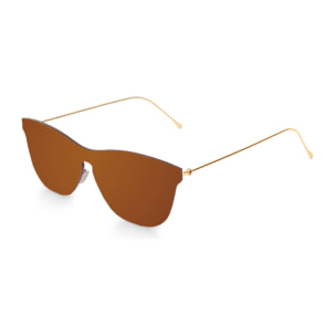 GAFAS DE SOL SUNPERS SAN FRANCISCO FLAT METAL de color Marron