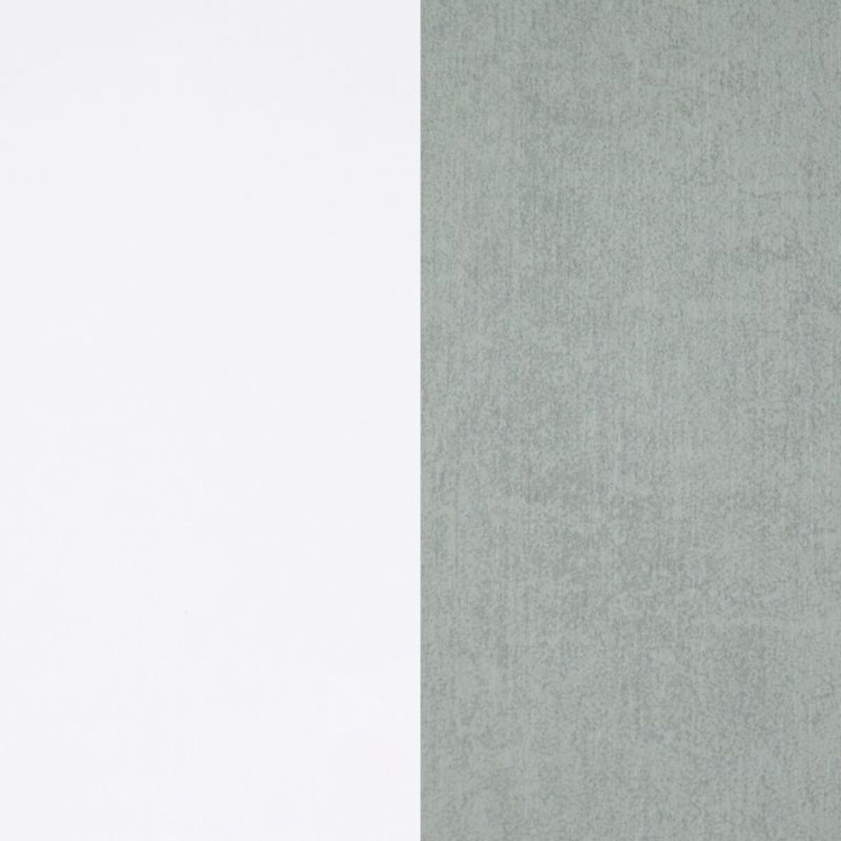 Mueble TV Dara Blanco Artik (Blanco Mate) - Gris Cemento