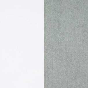 Mueble TV Dara Blanco Artik (Blanco Mate) - Gris Cemento