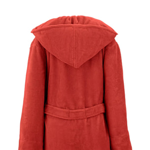 Peignoir Teddy corail