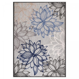 Tapis extérieur tissé kilim rectangle TUGE