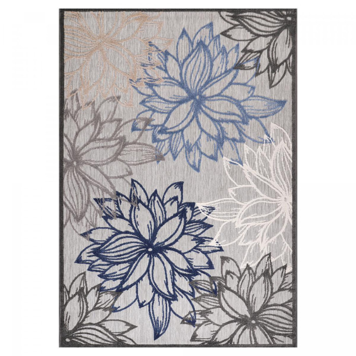 Tapis extérieur tissé kilim rectangle TUGE