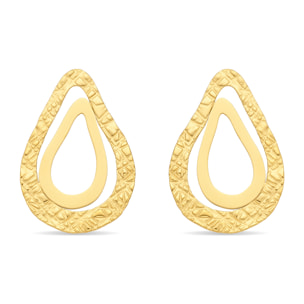 Pendientes Damil acabado oro amarillo 18k
