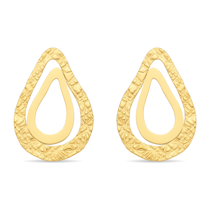 Pendientes Damil acabado oro amarillo 18k