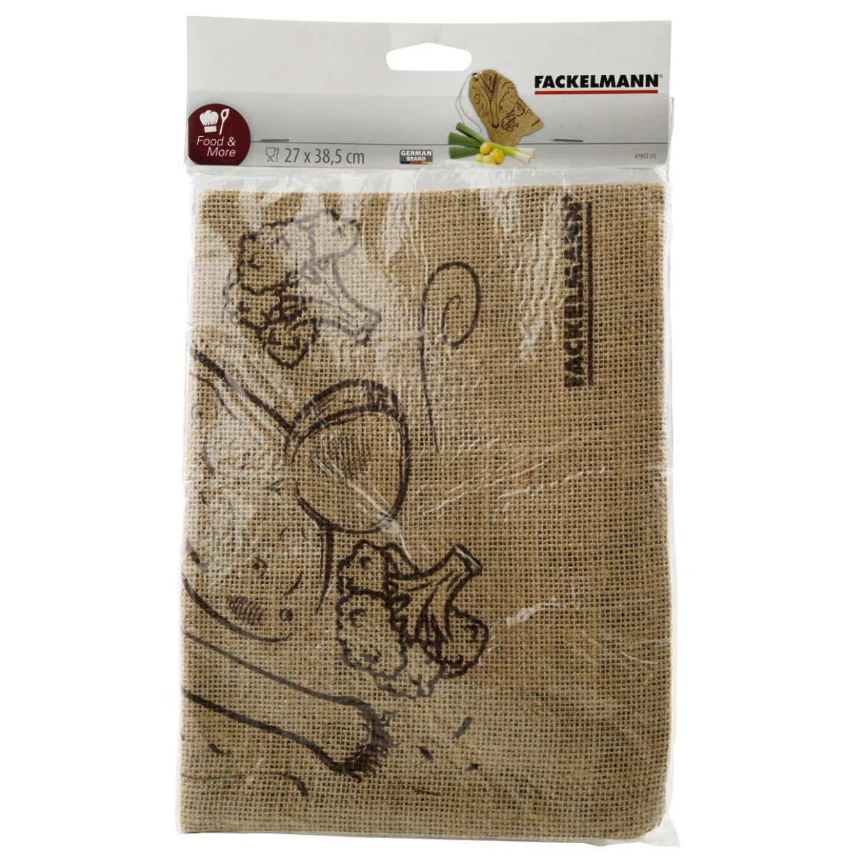 Lot de 2 sacs pour fruits et légumes réutilisables Fackelmann Nature