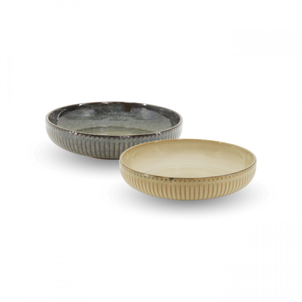 Lot de 6 assiettes creuses, TERRALHA