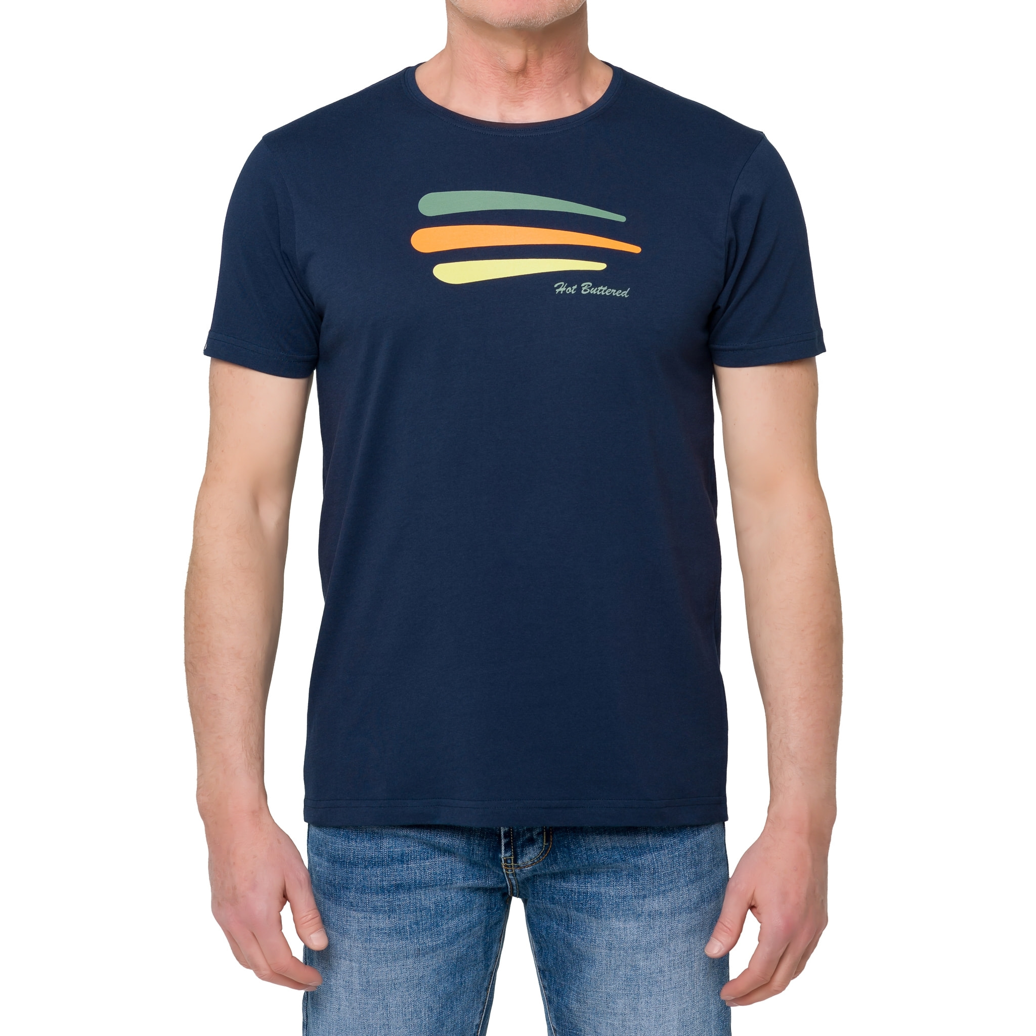 T-shirt BALIAN 100% cotone blu navy