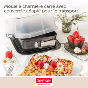 Set de 4 ustensiles de pâtisserie moule à gâteaux bol à mixer et spatule de cuisine Zenker Bake Click and Go