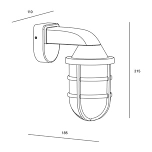 Forlight Corande - Aplique De Pared Exterior Para Jardín Y Terraza - Aplique Exterior Con