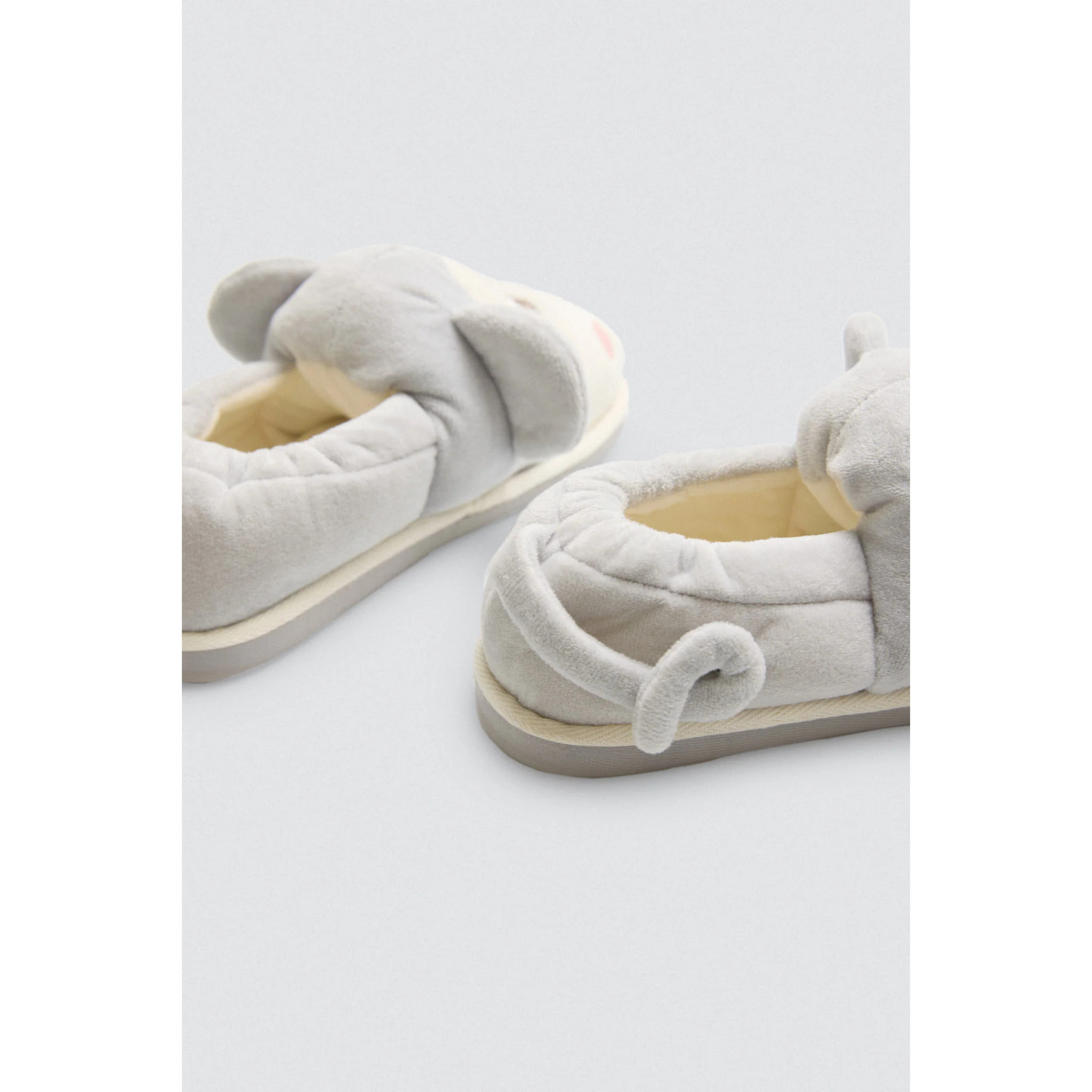 Pantofole per bambini con scimmietta e orecchie 3D