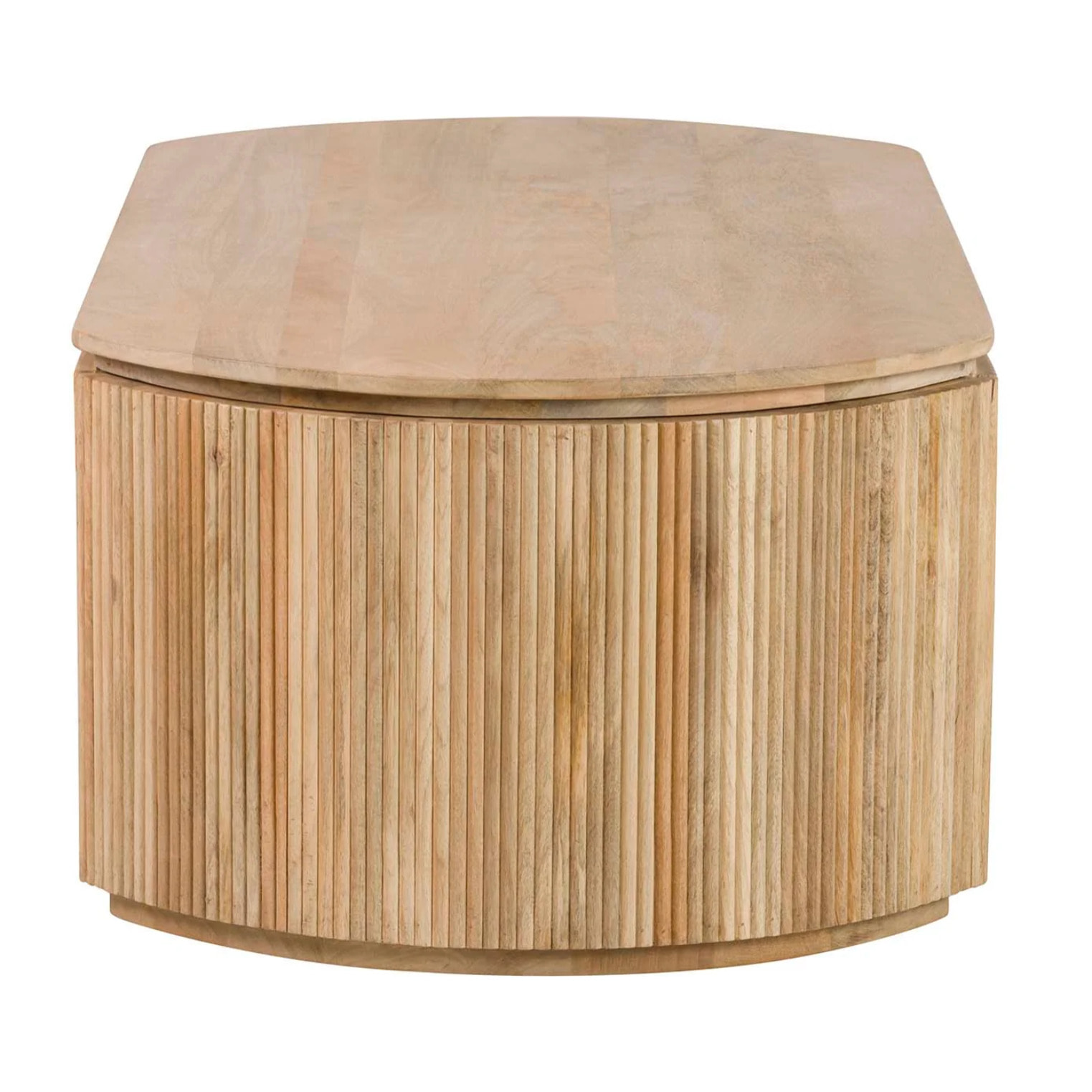 Mesa Centro Madera Mango Marrón Myra 140x70x45 Cm