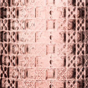 Photophore "Tropiques" verre H13cm