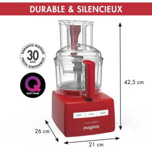 Robot multifonction MAGIMIX CS 4200 XL 18474F Rouge