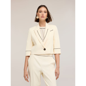 Motivi - Giacca spencer The Tailoring Lab - Bianco