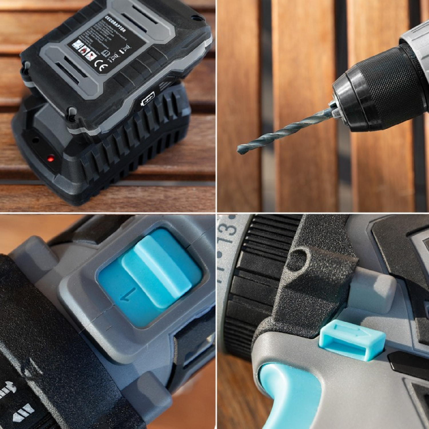 Cecotec Perceuse à percussion CecoRaptor Perfect ImpactDrill 2020 Brushless Ultr