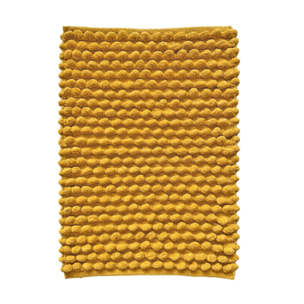 Tapis de salle de bain rectangulaire 40 x 60 cm avec pompons - 6 coloris - POP
