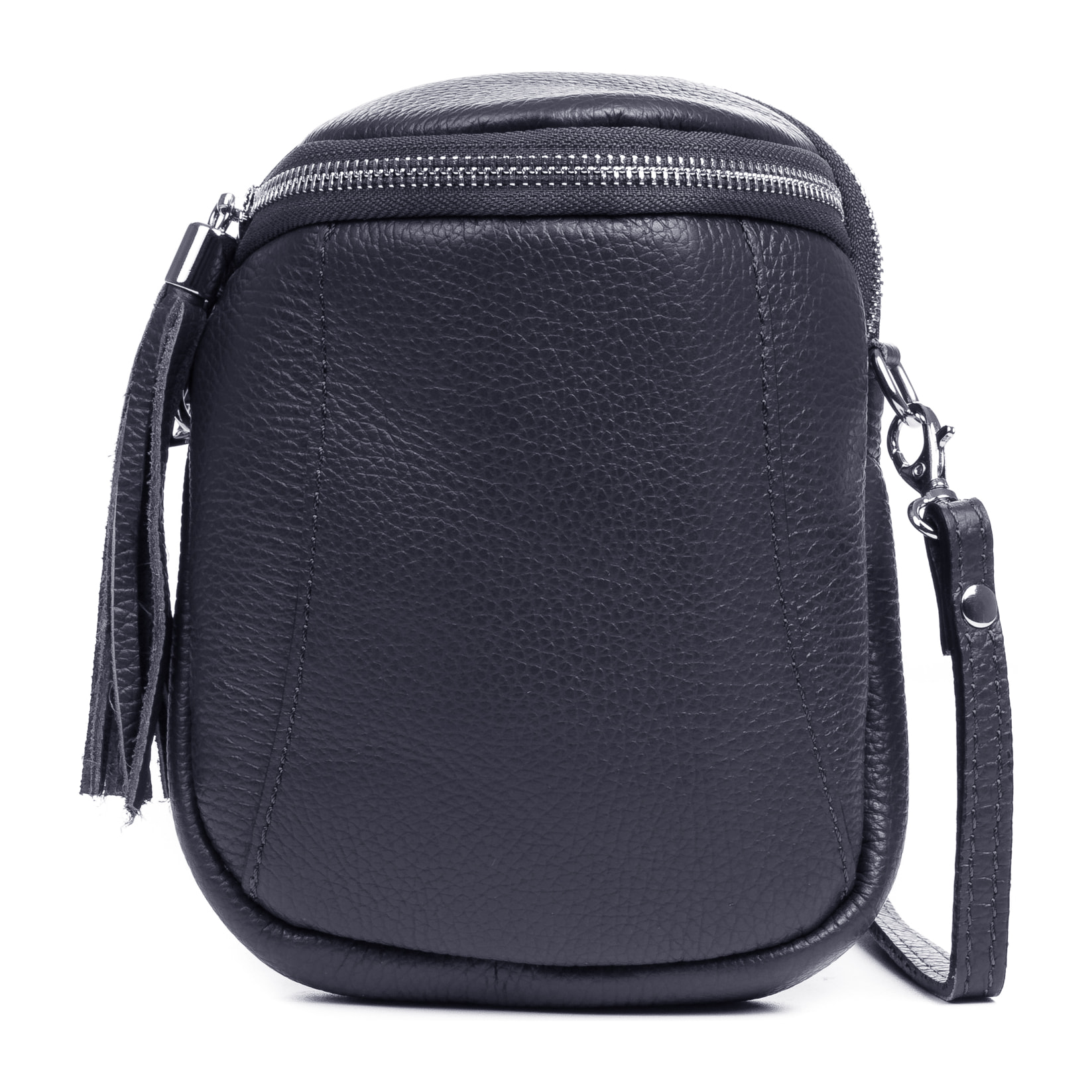 Agugliano borsa a spalla donna. Pelle autentica Dollaro.