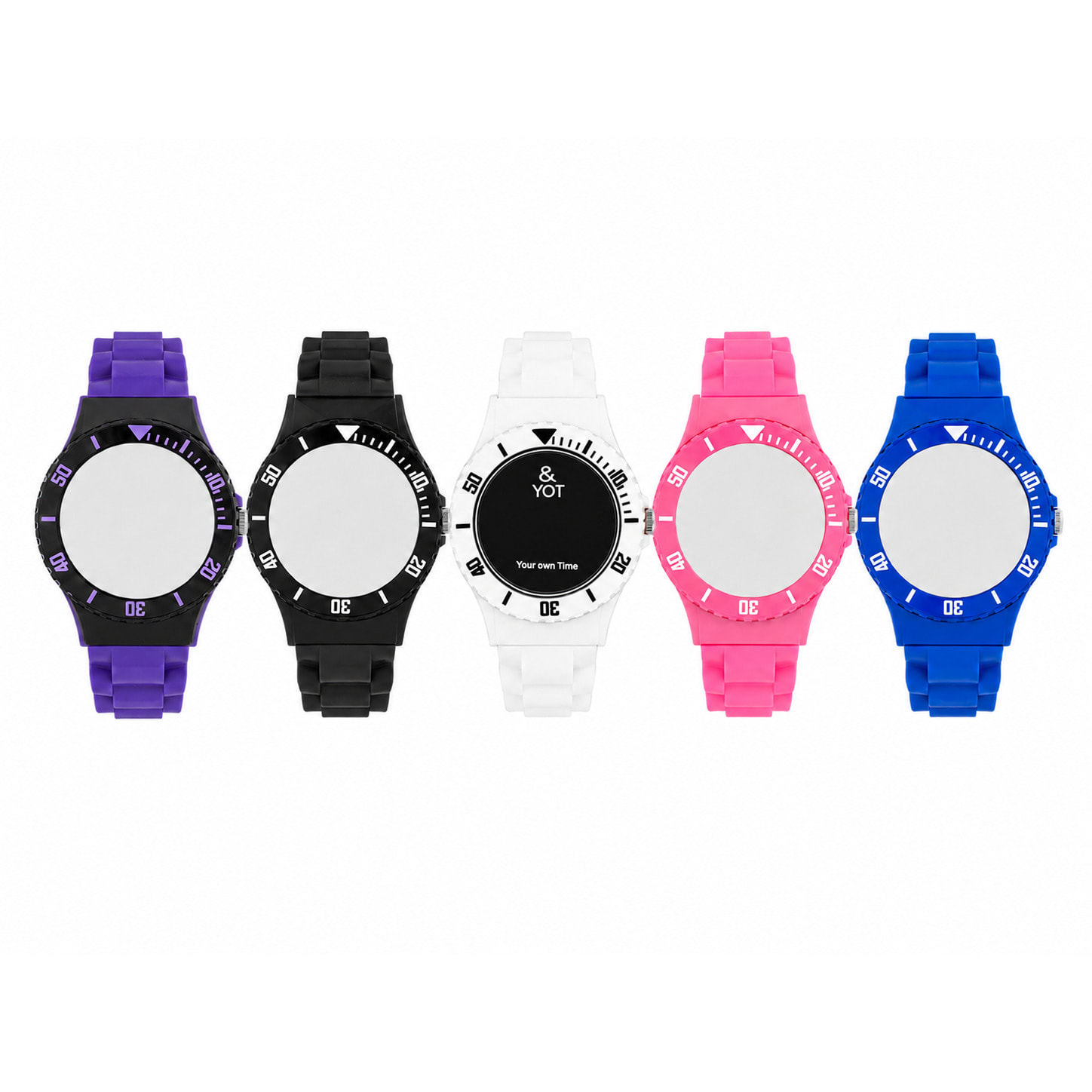 Reloj Yot CP30119Q-SP05 Unisex Digital Cuarzo con Correa de Caucho