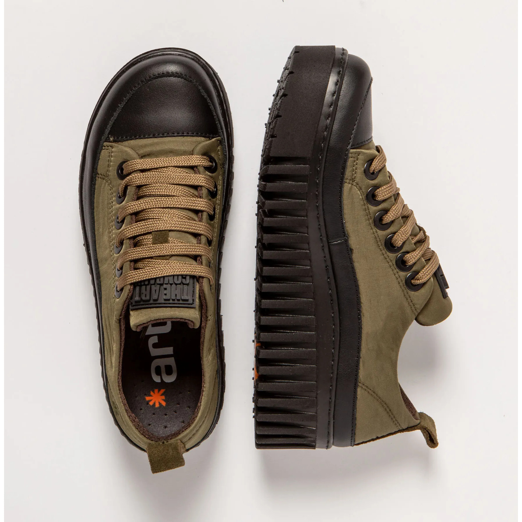 Zapatos 1518 NYLON FOREST-BLACK/BRIGHTON color Forest-black