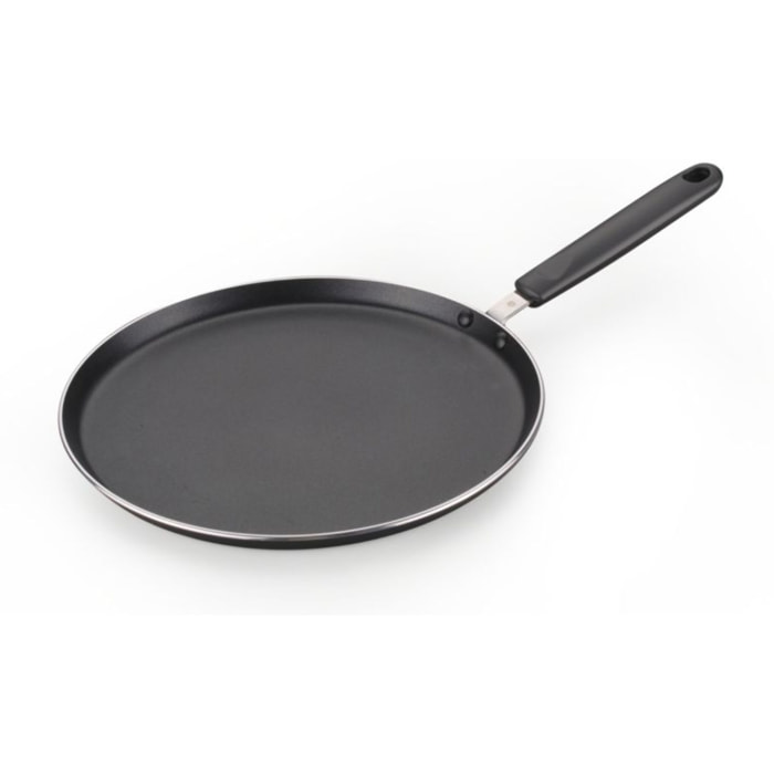 Crêpière ESSENTIELB AL DENTE diam 28cm Grise tous feux