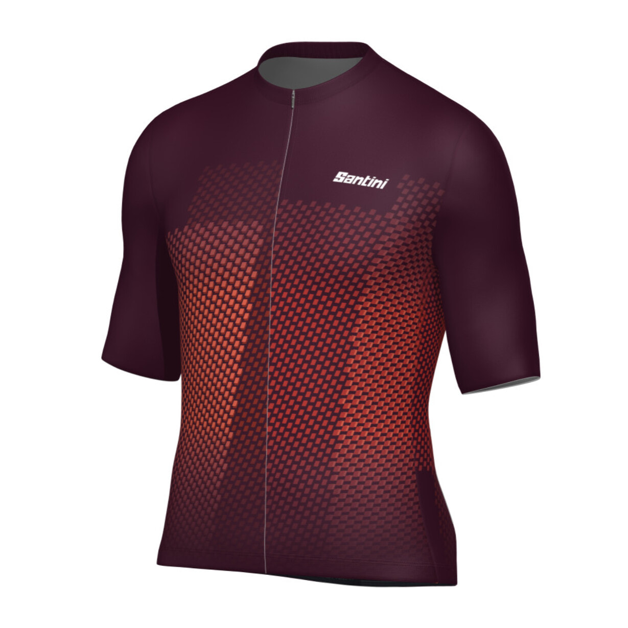 Ping – Maillot Manches Courtes Unisexe - Bourgogne - Unisex