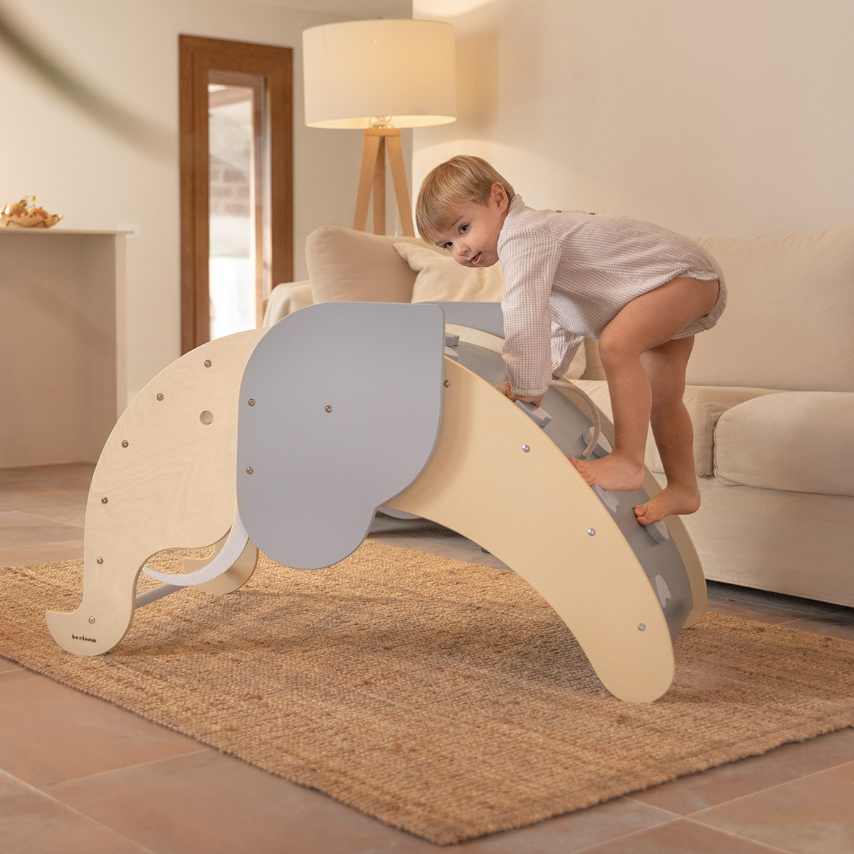 Arco de escalada plegable de madera ELEPHANT PIKLER para niños