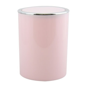 Poubelle à bascule KAMAKA 6L Rose Pastel MSV