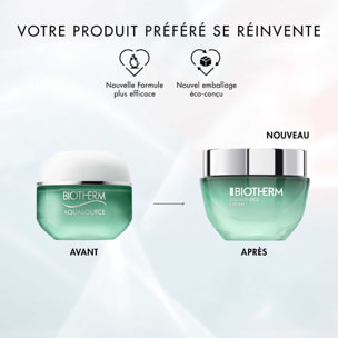 Aquasource  - Crème Hydratation Profonde 48h - Peau Normale à Mixte 50 ml