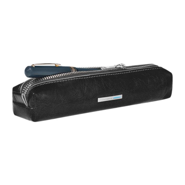 Piquadro Astuccio portapenne in pelle