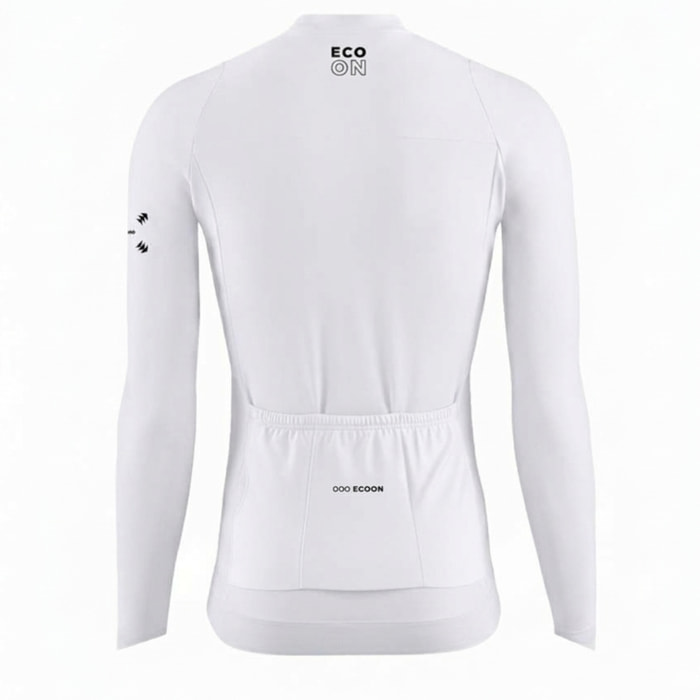 Maillot de manga larga aerodinámico y transpirable ECOON PRO Domancy - Blanco
