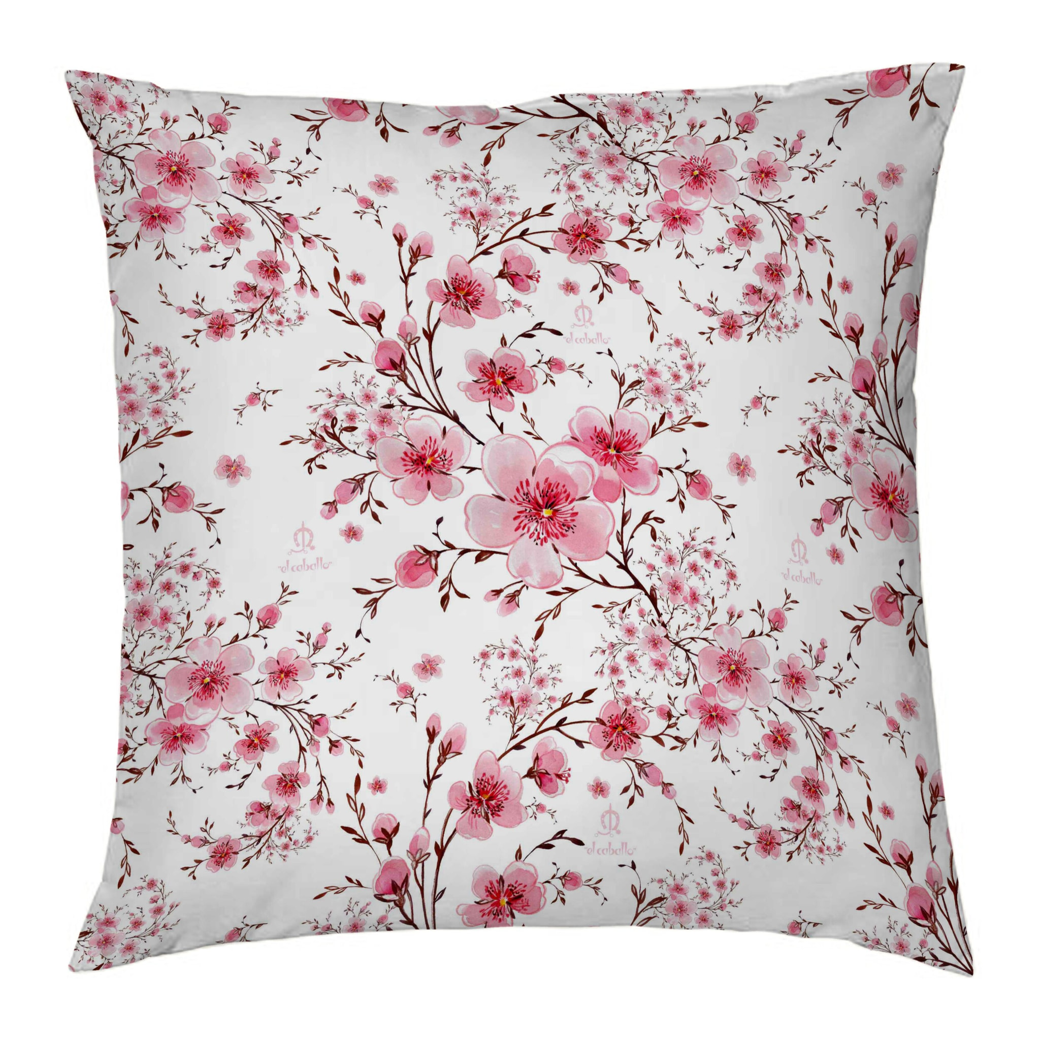 Funda Cojin Decó 50x50 cm El Caballo Blooming Flowers - 100% algodón -