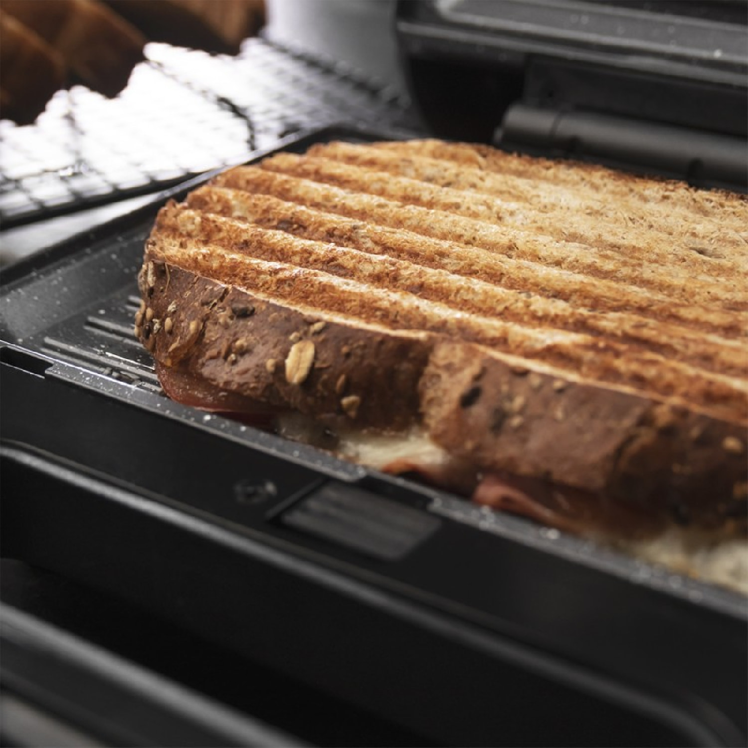 Cecotec Sandwichière avec Plaques Interchangeables Rock'n Toast 1000 3-en-1, Cap