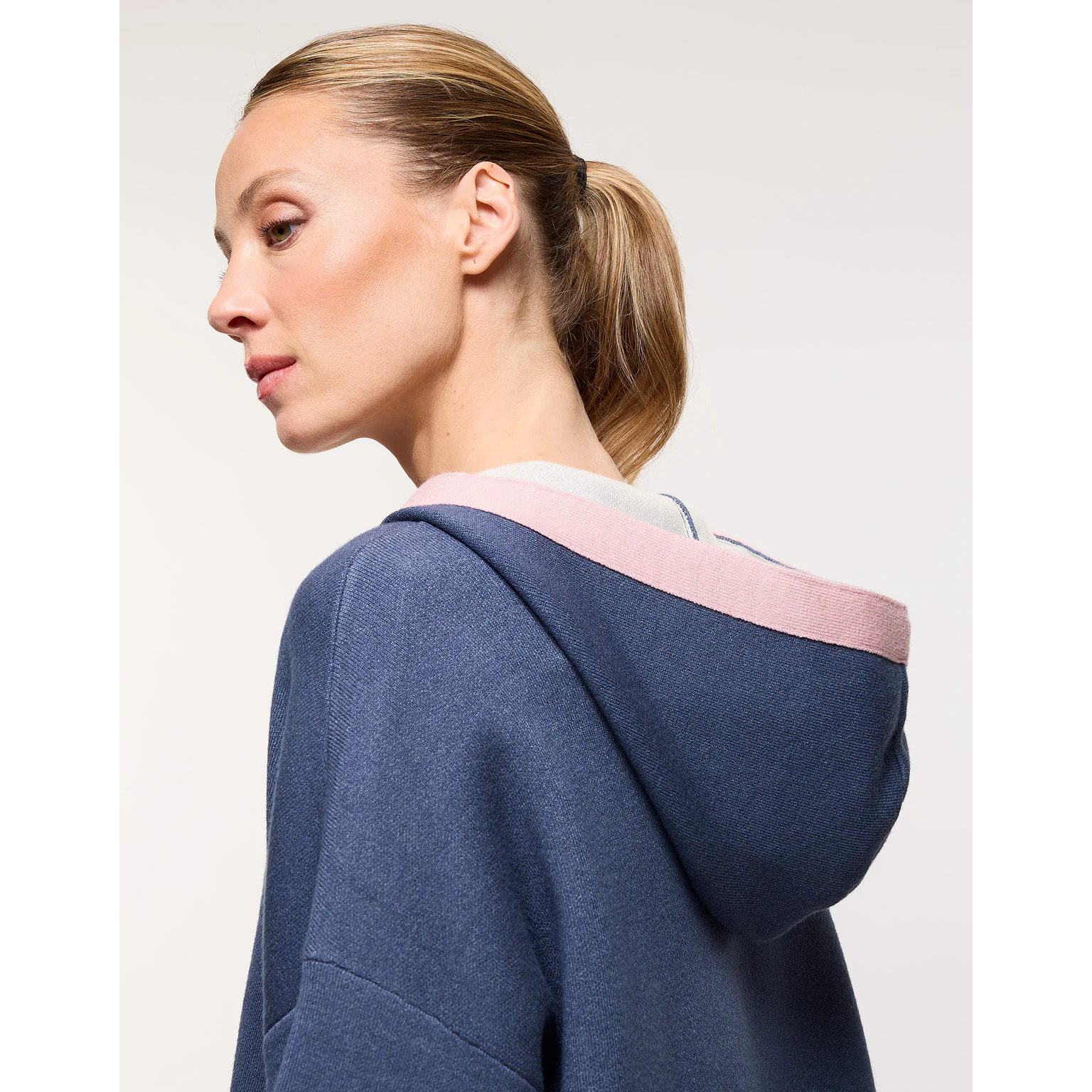 Chaqueta Poncho Azul Marino - Melbina