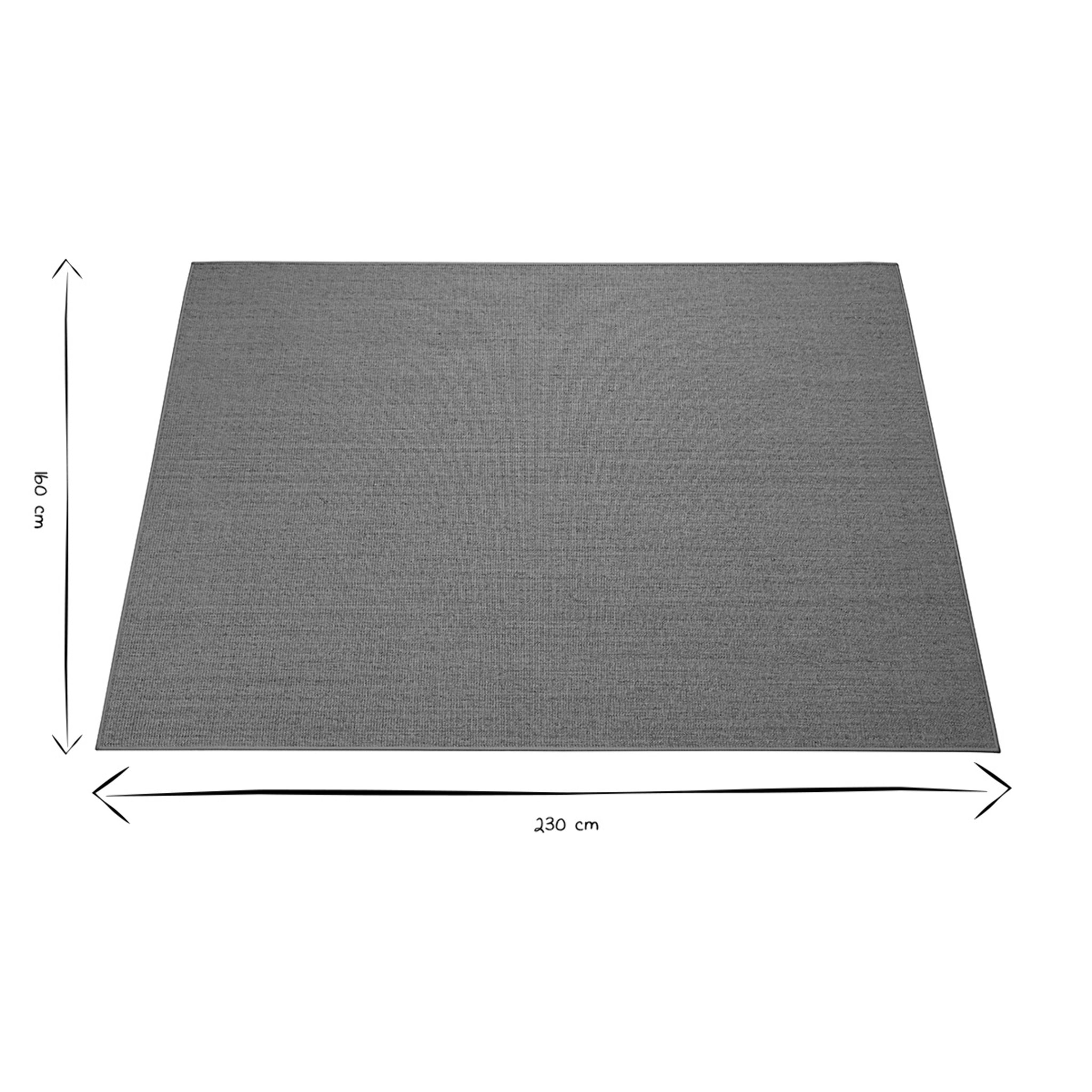 Tapis rectangulaire en sisal et jute 160 x 230 cm YANN