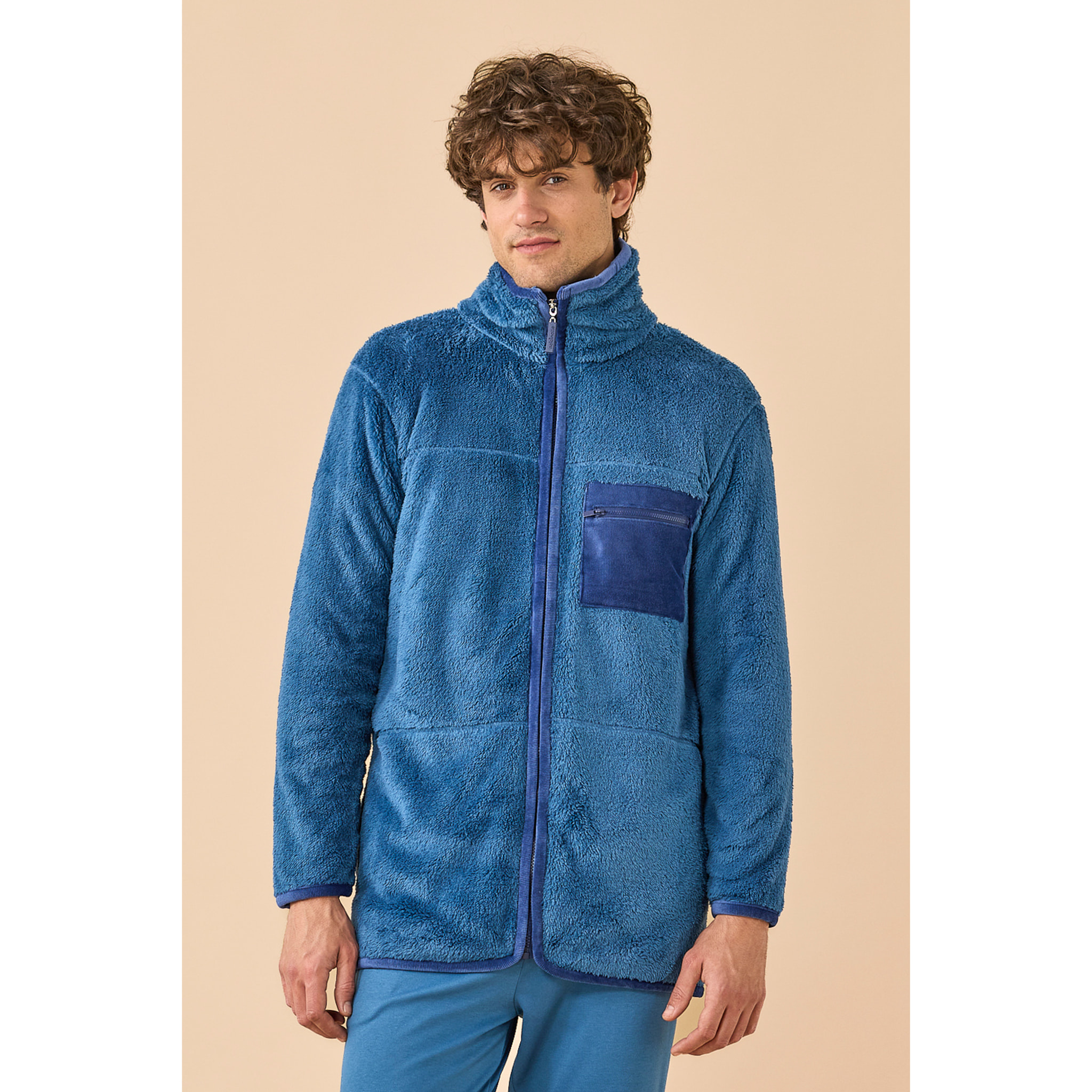 Giacca uomo eco-pelliccia articolo unito. Noidinotte