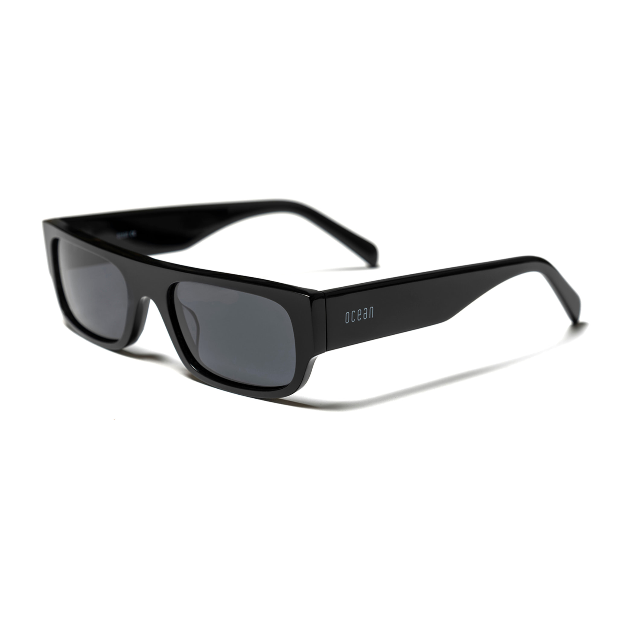 Gafas de sol OCEAN NEWMAN - Negro brillante / Ahumada