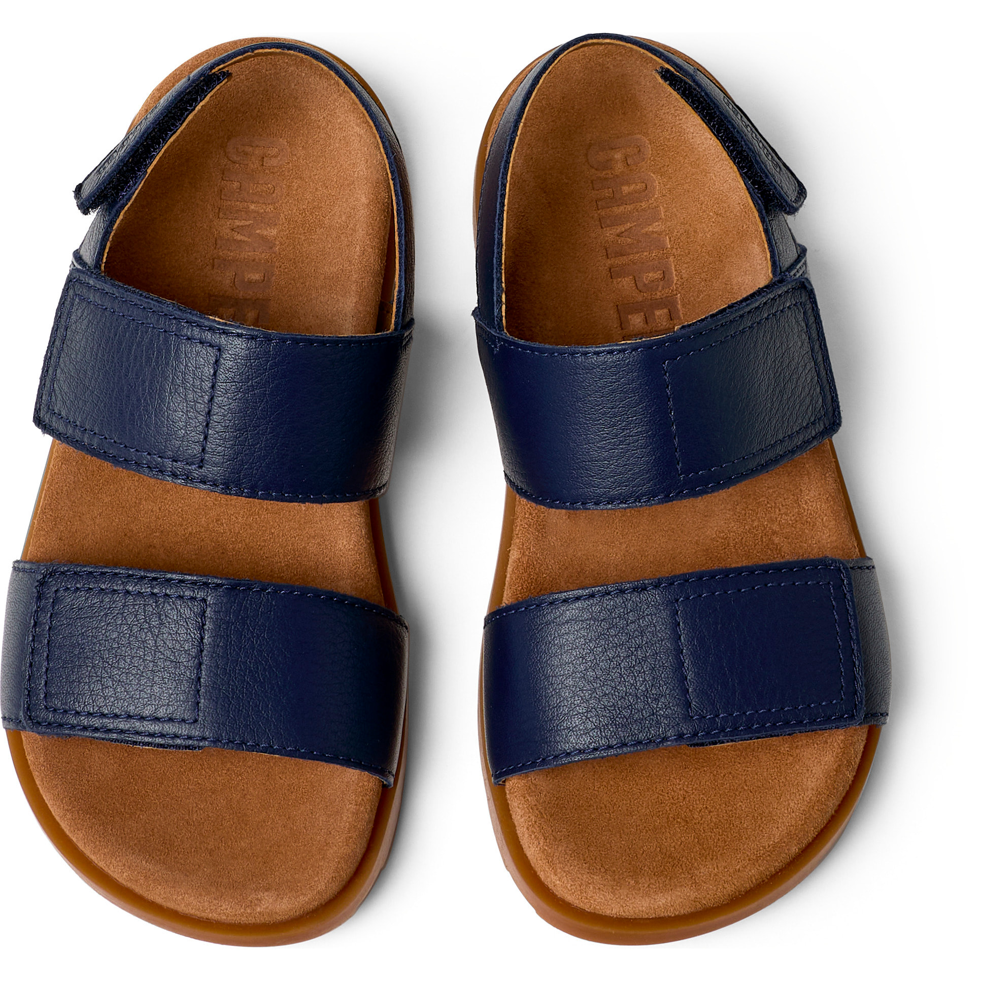 Sandalias - CAMPER Brutus - Azul - Cuero liso