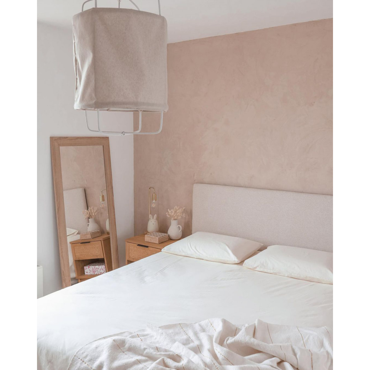 Miroir effet bois de chêne foncé en différentes tailles