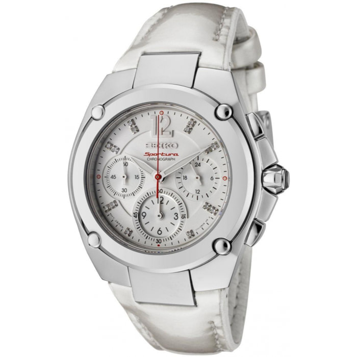 Reloj Seiko SRW897P1 Mujer Analogico Cuarzo con Correa de Piel