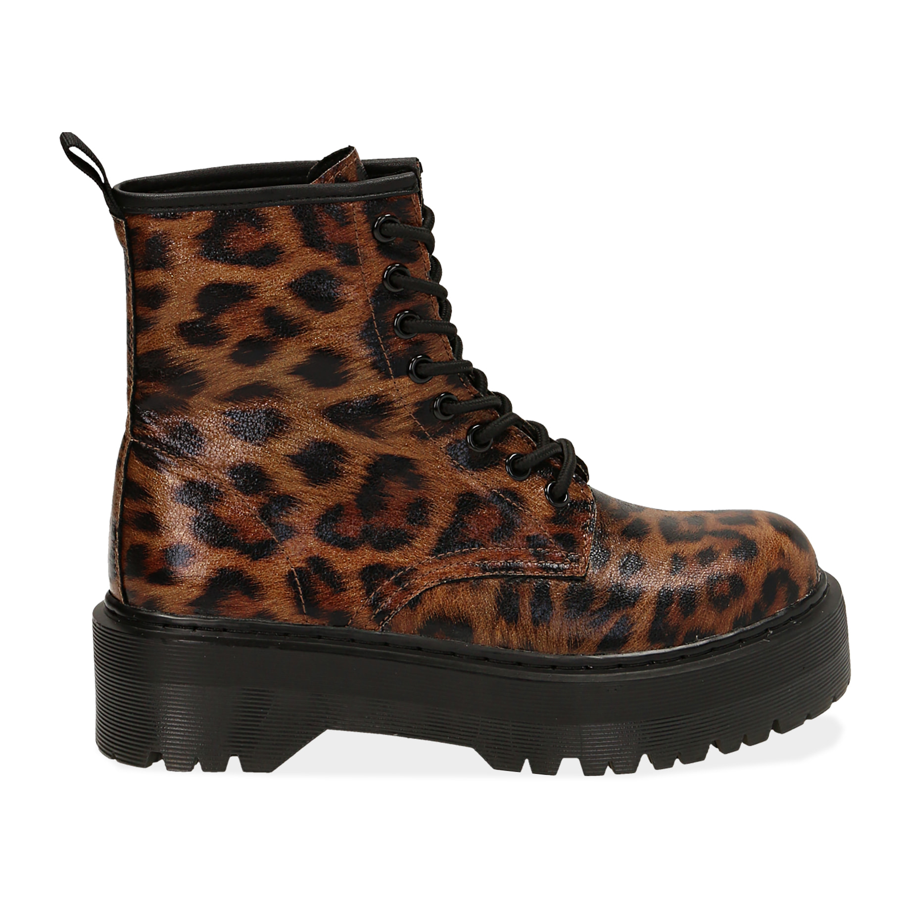 Botines plataforma leopardo