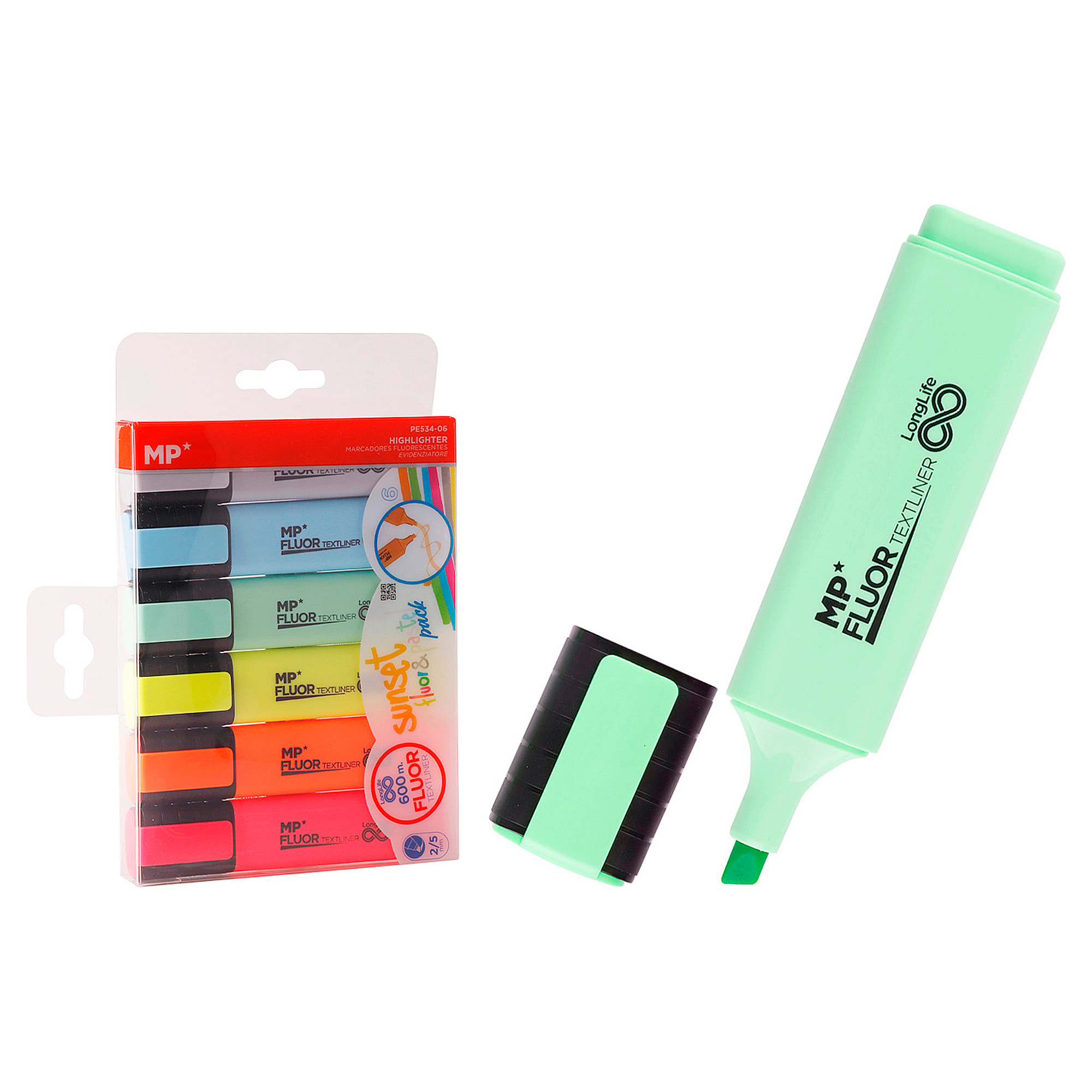 MARCATORE TEXTLINER SUNSET PACK 6 Uds.