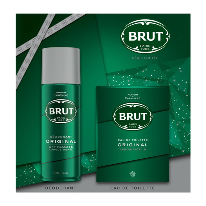 Brut Coffret Original Eau de Toilette 100ml & Déodorant 200ml