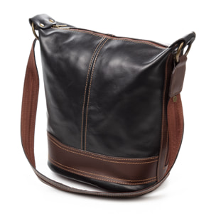 Borsa a spalla Alvito Donna. Vera pelle Sauvage.