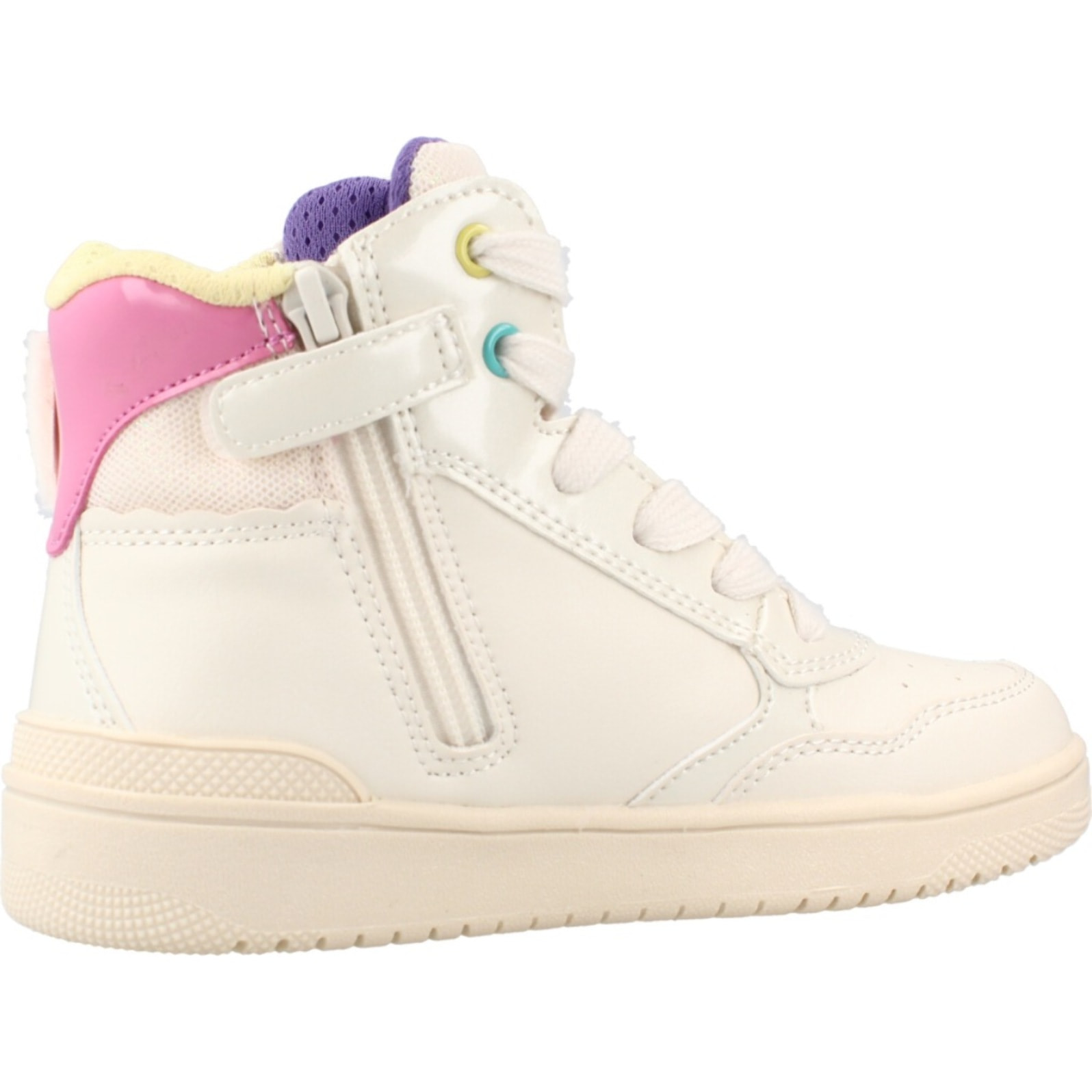 Zapatillas Niña de la marca GEOX  modelo J56HXE 0BCKN BLANCO