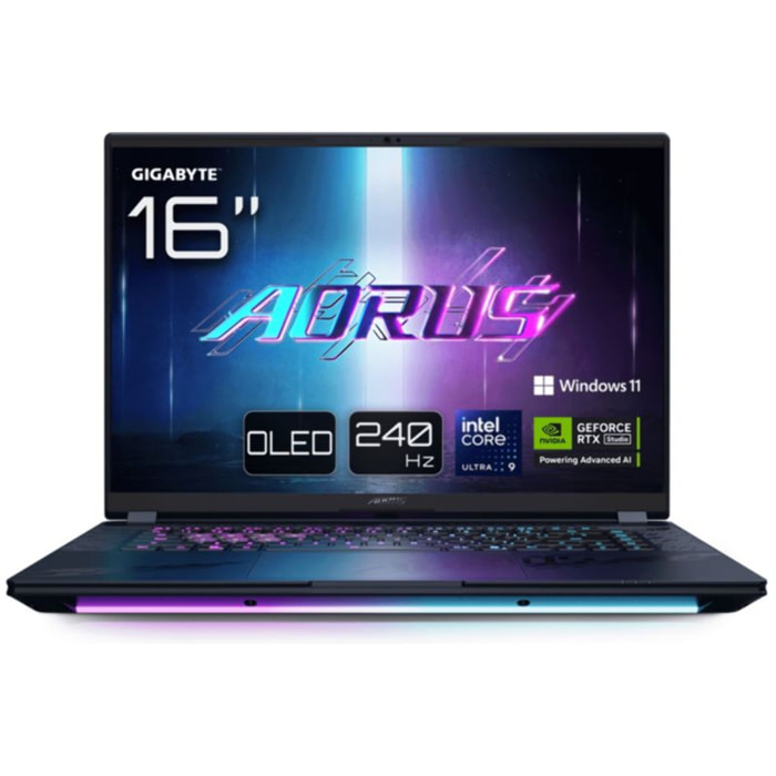 PC Gamer GIGABYTE Aorus Master 16" 240Hz Intel Core Ultra 9 275HX Nvidia GeForce RTX 5080 32 Go RAM DDR7 SSD 2 To