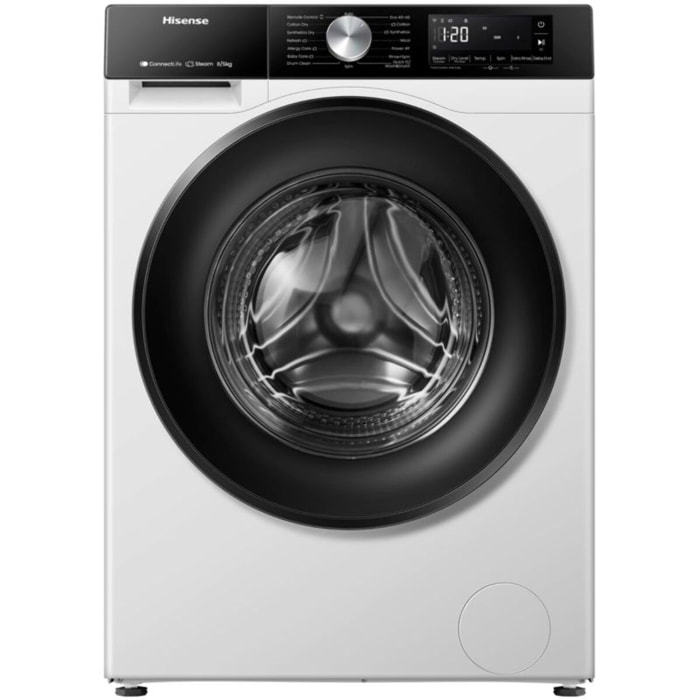 Lave linge séchant hublot HISENSE WD3S8043BW3 PureJetWash