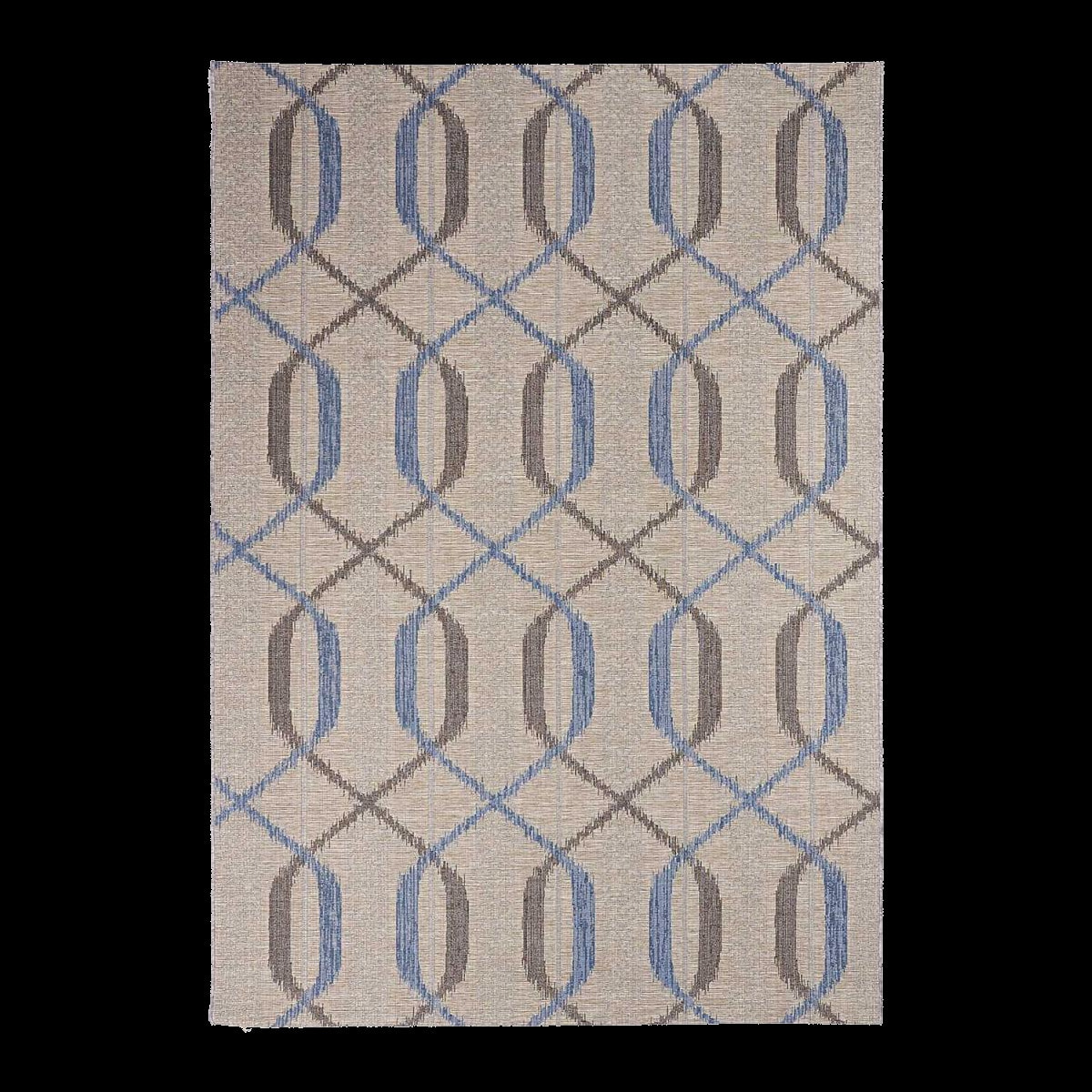 Tapis extérieur tissé kilim rectangle MABO