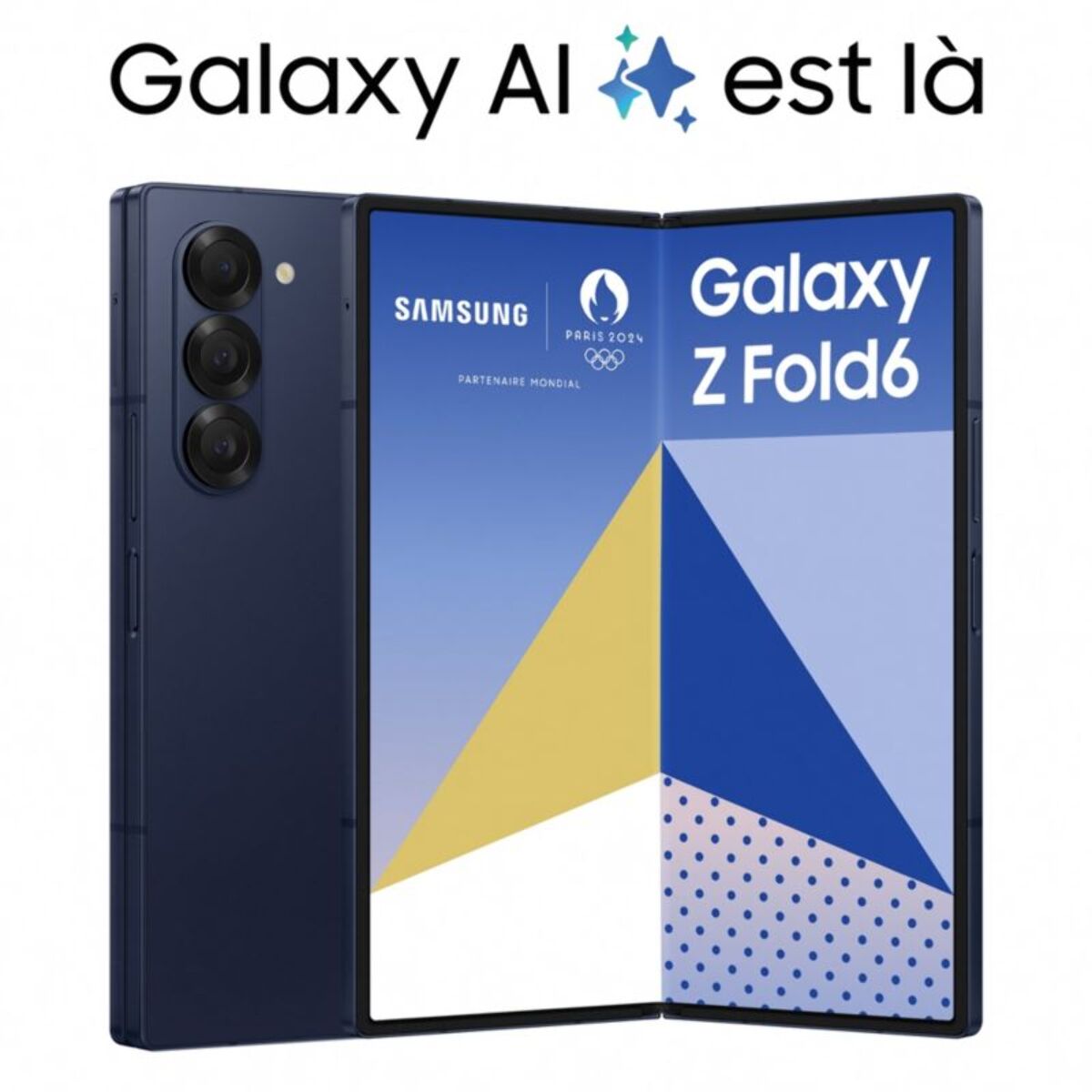 Smartphone SAMSUNG Galaxy Z Fold6 Bleu nuit 256Go