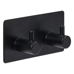 Patère adhésive "Stiky" 2 têtes 9x2,8cm