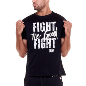 T-shirt da uomo stampa 'The good fight' Sporty